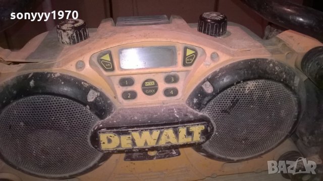 dewalt-строително радио за ремонт-внос англия, снимка 7 - Ресийвъри, усилватели, смесителни пултове - 26108670