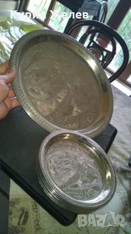ЛОТ СССР подноси метални, снимка 2 - Съдове за готвене - 23155511