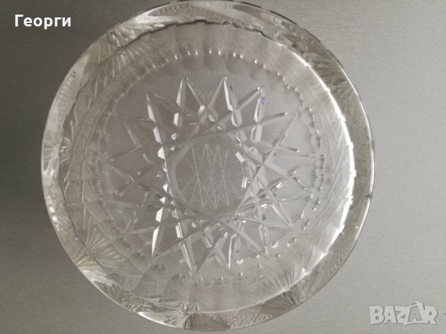 Кристална купа , снимка 3 - Чинии - 22824235