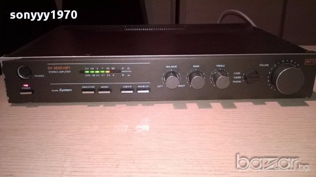 Rft sv 3930 hi-fi stereo amplifier-made in germany-внос швеицария, снимка 3 - Тонколони - 12832833
