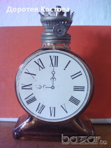 Стара газова лампа часовник, снимка 7 - Антикварни и старинни предмети - 10187911