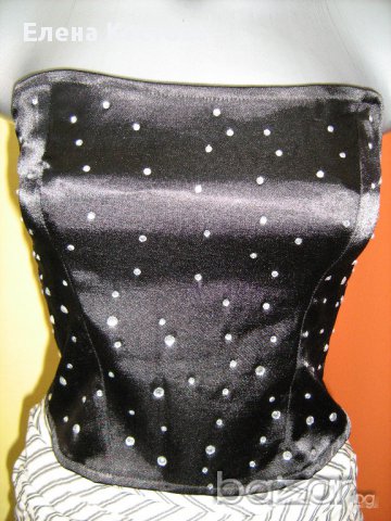 Бюстие с камъни XS 