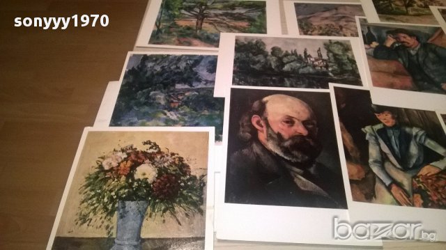 Paul cezanne-21/15см колекция от 16броя, снимка 5 - Антикварни и старинни предмети - 16196335