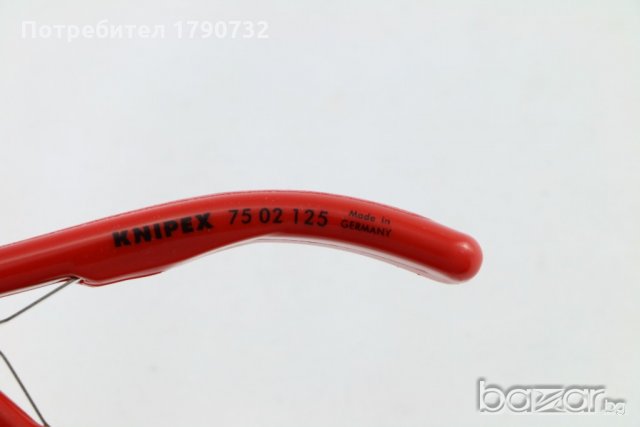 Knipex странични резачки 75 02 125, 125 mm, Германия, снимка 4 - Други инструменти - 20075487