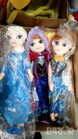 Плюшени кукли-Принцесите,Алиса,Елза,Анна,Аврора.Покахонтас.., снимка 3 - Кукли - 9704365