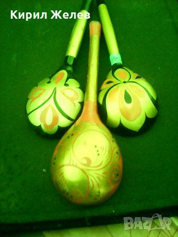 Дървени лъжици 49 , снимка 6 - Антикварни и старинни предмети - 24042492