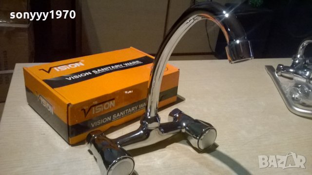 vision-new-смесител с извит чучур, снимка 7 - Смесители - 23190615