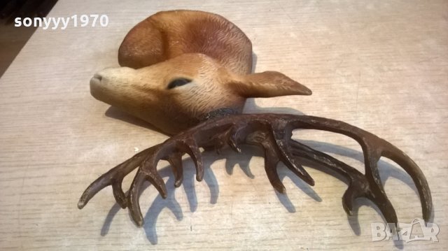 елен с рога-30х20х5см-внос швеицария, снимка 7 - Колекции - 23358731