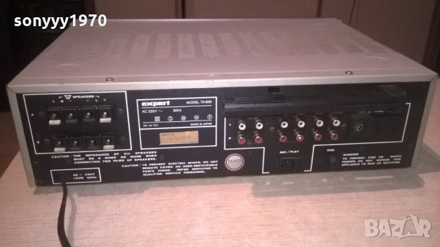 expert ta-930 stereo receiver pro sound-made in japan-внос швеция, снимка 12 - Ресийвъри, усилватели, смесителни пултове - 25742132