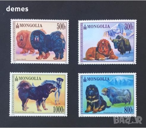Як и куче-серия от 4 марки, 2015, Монголия, снимка 1 - Филателия - 22421356