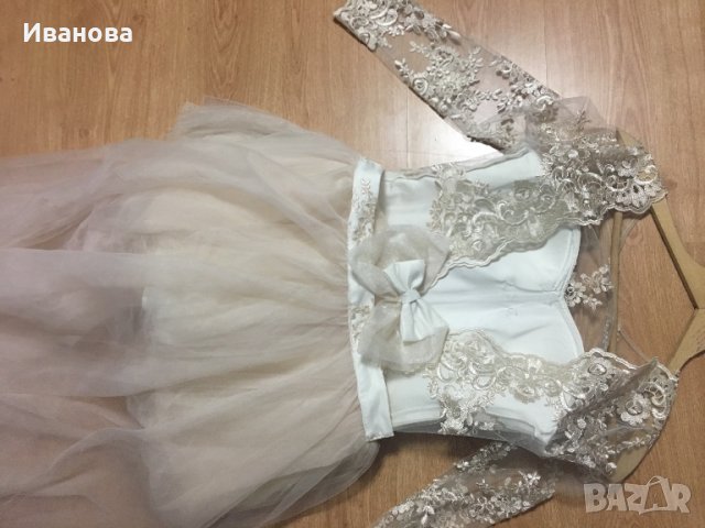 Промоция! 2 бр рокли - Бална рокля + чанта и обувки + рокля за изпращане, снимка 4 - Рокли - 25475120