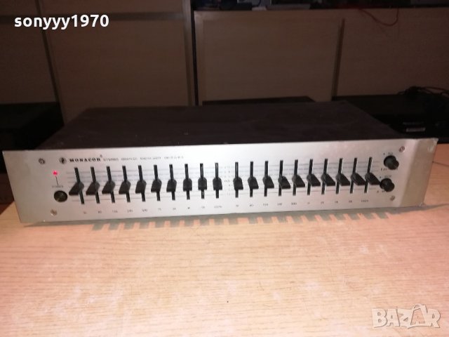 monacor ge-206a equalizer-made in taiwan-внос швеицария, снимка 6 - Ресийвъри, усилватели, смесителни пултове - 21638848