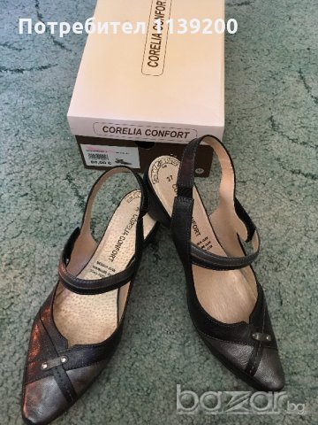 Corelia Confort 37 нови френски обувки с кутия естествена кожа удобни, снимка 5 - Дамски ежедневни обувки - 20865927