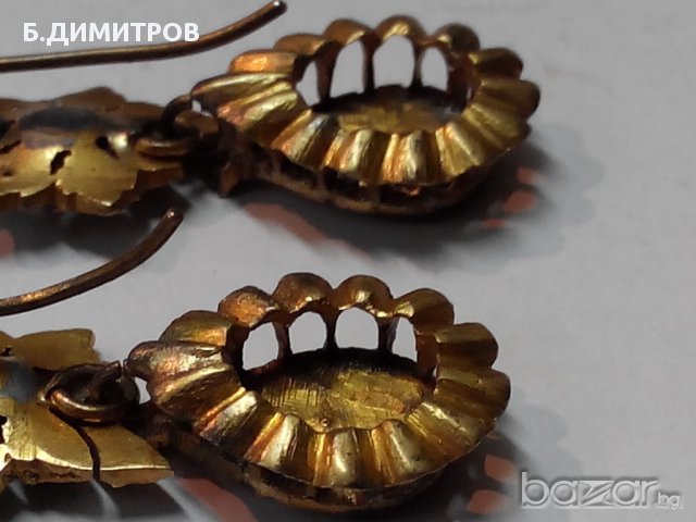 Старинни дамски обици, снимка 14 - Обеци - 12389214