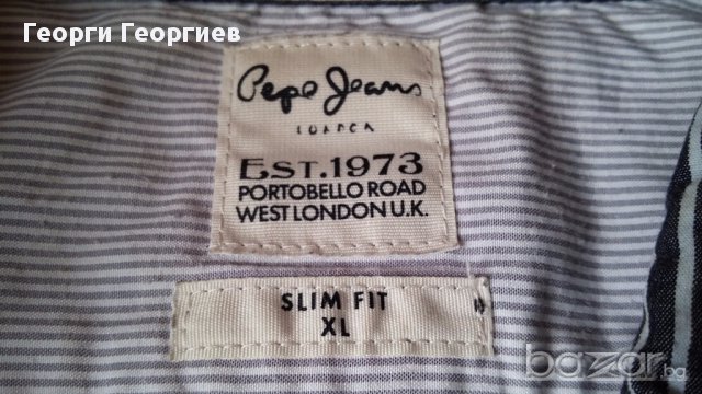 Мъжка риза Pepe jeans/Пепе джинс, 100% оригинал, снимка 2 - Ризи - 17632905