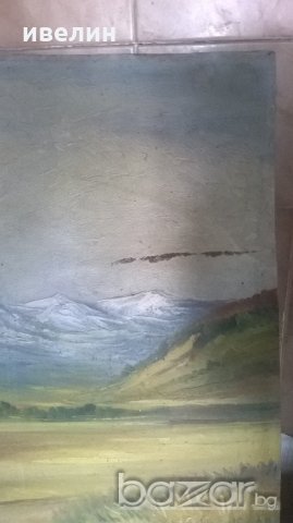 стара картина-пейзаж, снимка 4 - Картини - 18474364