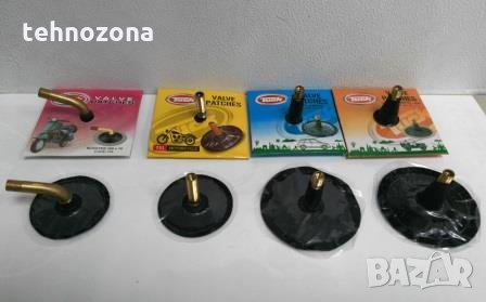 Вентили за вътрешни гуми, бръз монтаж с лепенка Valve Patches Tuck Индия, снимка 2 - Гуми и джанти - 22575873