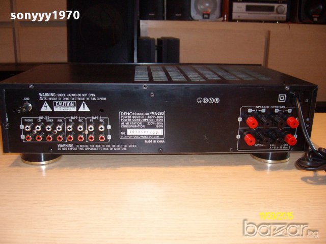 denon pma-280-stereo amplifier-внос швеицария, снимка 10 - Ресийвъри, усилватели, смесителни пултове - 11863422