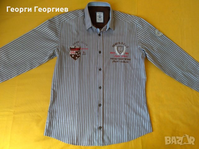 Мъжка риза Doramafi /Дорамафи, 100% оригинал, снимка 11 - Ризи - 21784044