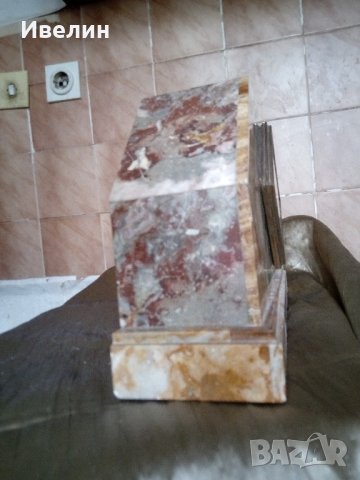 ретро каминен часовник с декорации, снимка 3 - Антикварни и старинни предмети - 21663193