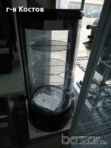 1. Луксозна ВТОРА УПОТРЕБА  витрина вертикална за торти  средно-температурна със дървен обков нюанс , снимка 17 - Обзавеждане за заведение - 14123241