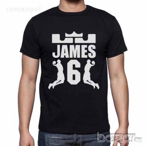 NEW! Мъжки NBA тениски LEBRON JAMES! Поръчай С Твоя Идея!