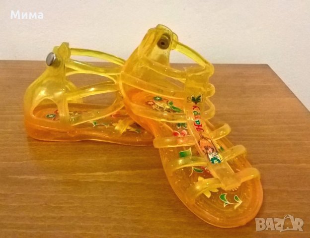 Нови силиконови сандали, № 25-26,  стелка 15,5 -16 см., 4 лв.