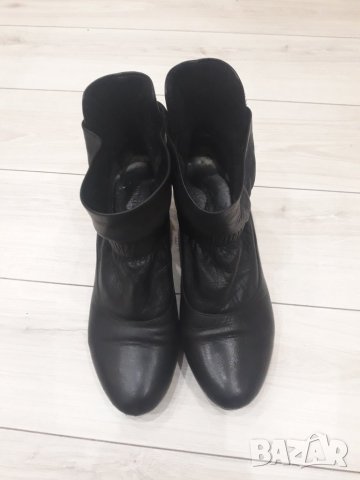 Черни дамски боти естествена кожа Paolo Botichelli 36 номер, снимка 4 - Дамски боти - 23552422