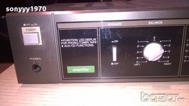 Sanyo-amplifier-made in japan-здрав-внос швеицария, снимка 7 - Ресийвъри, усилватели, смесителни пултове - 13891335