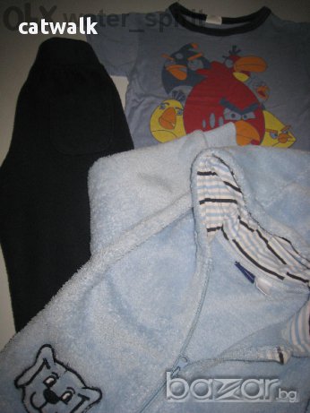 Панталонче Gap горница Lupilu и тениска за 7 лв всичко, снимка 1 - Бебешки блузки - 12902883