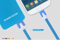 Цветен плосък Micro USB – USB кабел., снимка 5