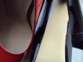 Дамски лачени червено-черни обувки с ток , снимка 2