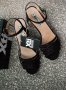 Xti -  Дамски обувки, официални, нови, с кутия, черни