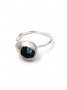 Сребърен пръстен с естествен топаз, снимка 1 - Пръстени - 23755197