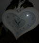 Стенен часовник във формата на сърце Baoli Clock quartz, снимка 2
