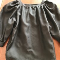 Черна официална блузка, снимка 5 - Ризи - 23100240