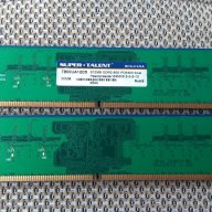 Super Talent DDR2 800 1GB (2X512MB) DIMM RAM Kit, снимка 2 - RAM памет - 18312964