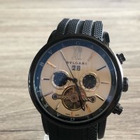 Продавам Bvlgari Модел Tourbillon Bleck and White мъжки стилен часовник, снимка 15 - Мъжки - 22775859