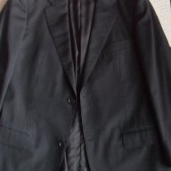 Черно раирано мъжко сако Зара, снимка 5 - Сака - 11657251