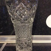 Голяма красива стъклена ваза-2модела, снимка 2 - Вази - 24265747