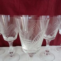  кристални чаши за вино ракия уиски коняк , снимка 11 - Чаши - 20115055