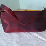 Елегантна дамска чанта във вишнев цвят, снимка 6 - Чанти - 11695119