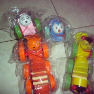 НоВи Дървени играчки с въженце за дърпане, снимка 2 - Други - 14368121