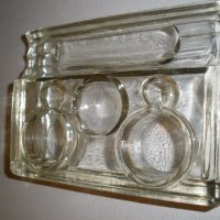Стъклена мастилница, снимка 3 - Антикварни и старинни предмети - 19909737
