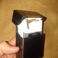 Кутия табакера за цигари за 80 мм, метална кутия с магнитен капак, снимка 6 - Табакери - 17213388