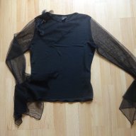 Като нова! Красива празнична блуза, снимка 1 - Блузи с дълъг ръкав и пуловери - 17051263