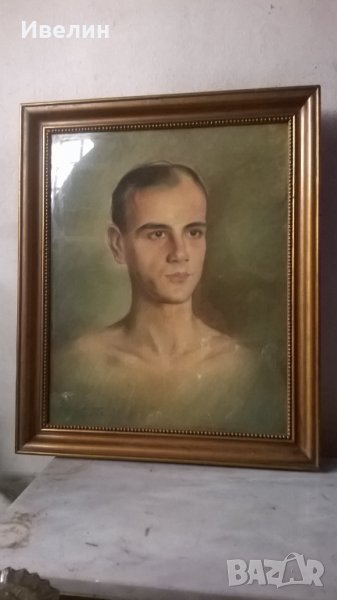 стара картина-портрет, снимка 1