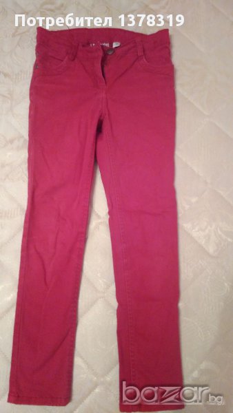 Панталон тип дънки за момиче размер 128см., снимка 1