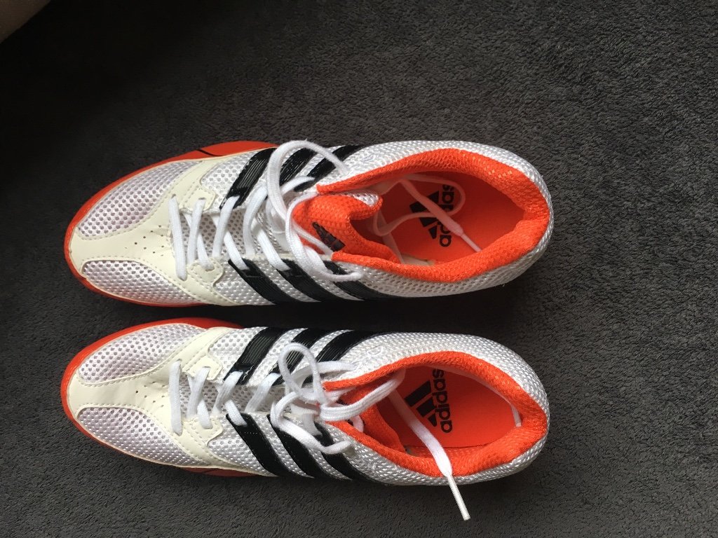 ADIDAS Techstar Allround 2 Track Spikes Shoes White Orange Black в  Маратонки в гр. Разград - ID25887535 — Bazar.bg