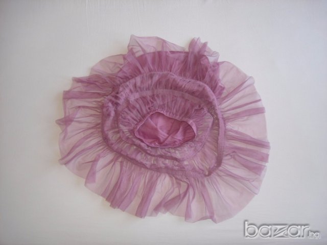 Лилава пола,тип туту,пачка, 128 см. , снимка 3 - Детски рокли и поли - 16400094